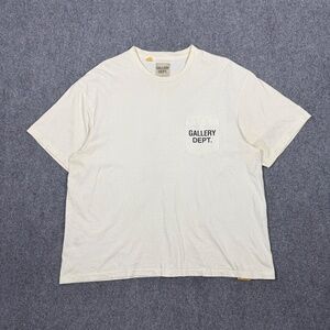Gallery Dept. Pocket Tee Mens Size XL Cream 0207